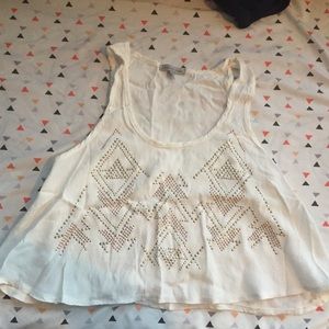 White Festival Sparkle Crop Top